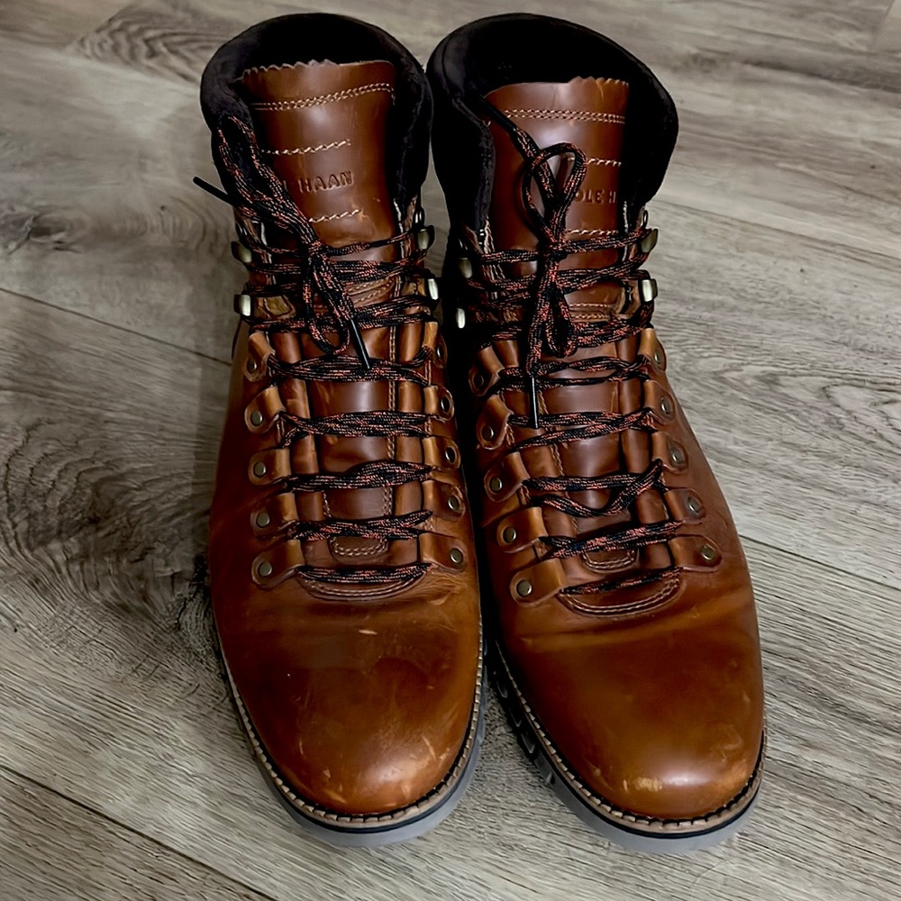 Cole Haan zero grande leather hiking boots